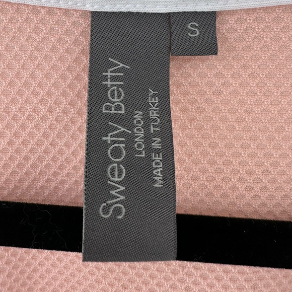 Sweaty Betty Breathable Mesh Tank Top Small Black Pink Gray Sleeveless - Picture 4 of 6